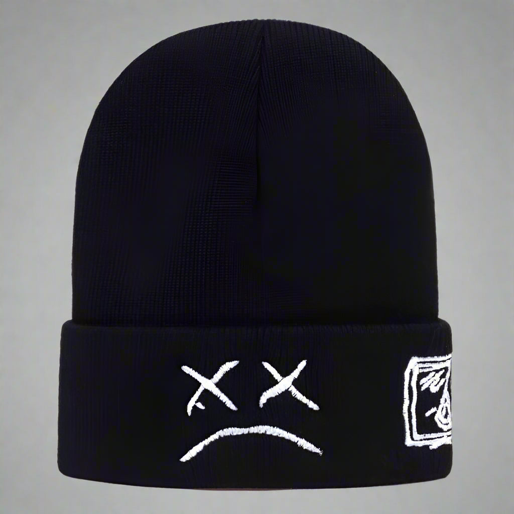 Vibrant Futuristic Beanie - warm winter beanie - Warm and Stylish Futuristic Beanie for Winter - View 2
