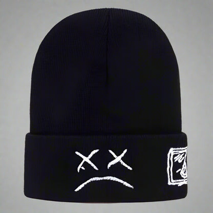 Vibrant Futuristic Beanie - warm winter beanie - Warm and Stylish Futuristic Beanie for Winter - View 2