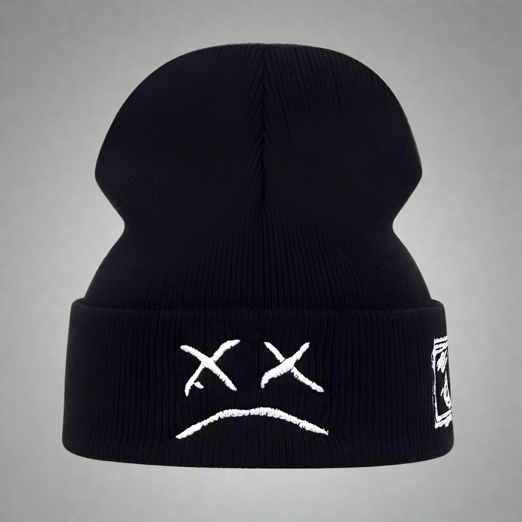Vibrant Futuristic Beanie - winter techwear - Warm and Stylish Futuristic Beanie for Winter - View 3
