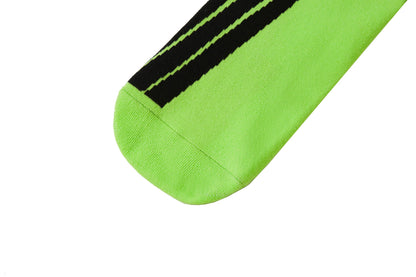 Vibrant Geometric Green Crew Socks -  geometric socks - Colorful Mid-Calf Green Geometric Crew Socks for Comfort - View 5