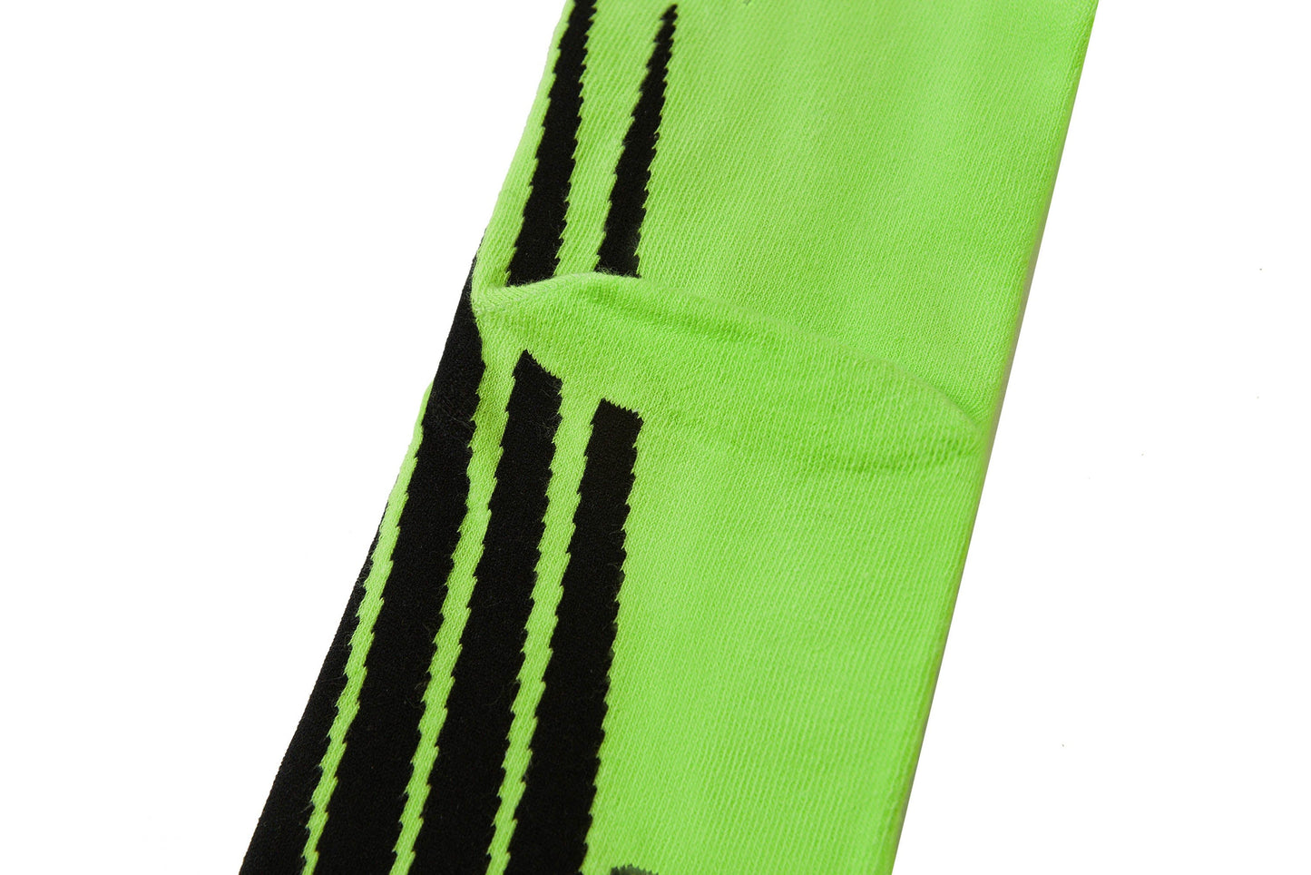 Socks - Vibrant Geometric Green Crew Socks - winter by Imaphotic