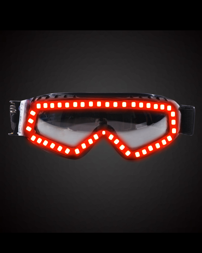 Vibrant Glow Party Eyewear -  glow glasses - Vibrant LED Glasses for Rave and Party Fun - View 4