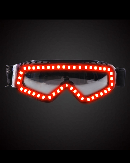 Vibrant Glow Party Eyewear -  glow glasses - Vibrant LED Glasses for Rave and Party Fun - View 4
