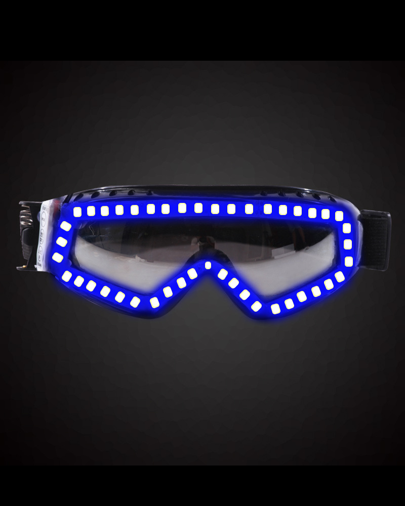 Vibrant Glow Party Eyewear -  party accessories - Vibrant LED Glasses for Rave and Party Fun - View 5