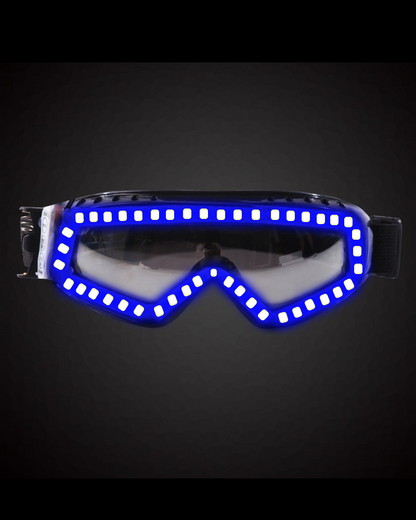 Vibrant Glow Party Eyewear -  party accessories - Vibrant LED Glasses for Rave and Party Fun - View 5