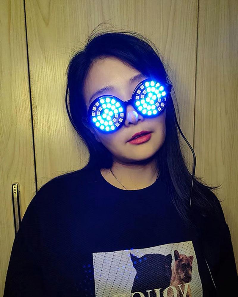 Vibrant LED Light-Up Glasses -  colorful party glasses - Stylish LED Light-Up Glasses for Any Occasion - View 4