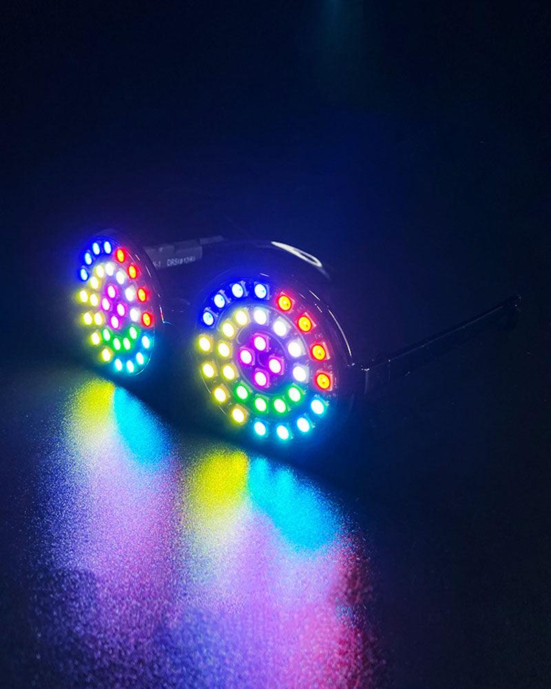 Vibrant LED Light-Up Glasses -  customizable led eyewear - Stylish LED Light-Up Glasses for Any Occasion - View 5
