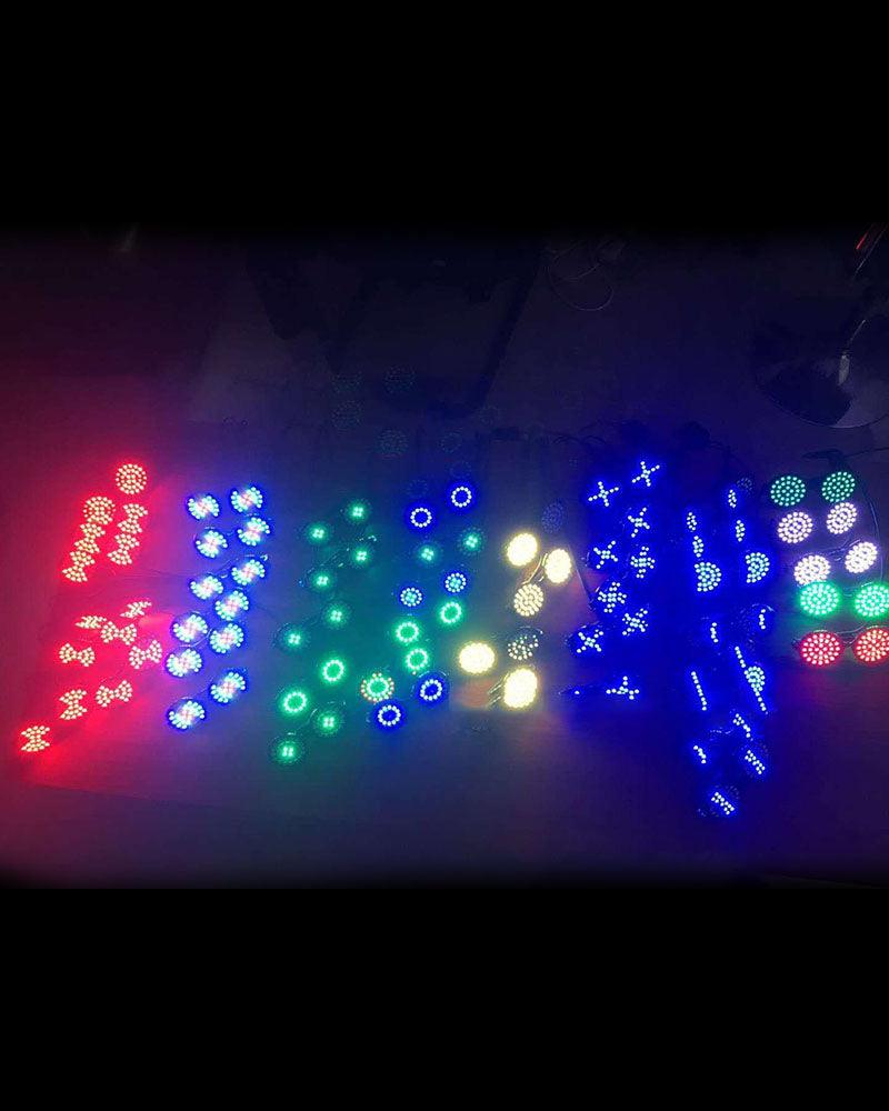 Vibrant LED Light-Up Glasses -  festival eyewear - Stylish LED Light-Up Glasses for Any Occasion - View 6