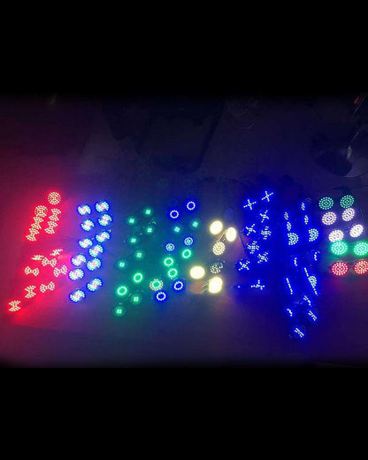Vibrant LED Light-Up Glasses -  festival eyewear - Stylish LED Light-Up Glasses for Any Occasion - View 6