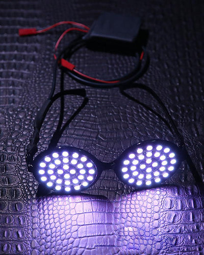 Vibrant LED Light-Up Glasses - futuristic style glasses - Stylish LED Light-Up Glasses for Any Occasion - View 10