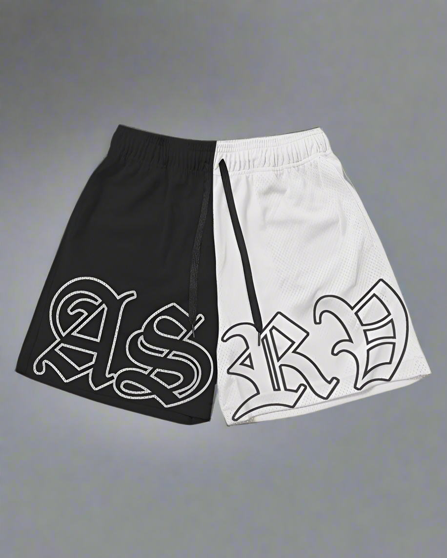Vibrant Mesh Sport Shorts for Men -  durable athletic wear - Breathable Color-Blocking Mesh Shorts for Men - View 5