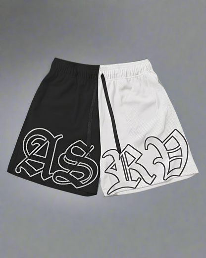 Vibrant Mesh Sport Shorts for Men -  durable athletic wear - Breathable Color-Blocking Mesh Shorts for Men - View 5