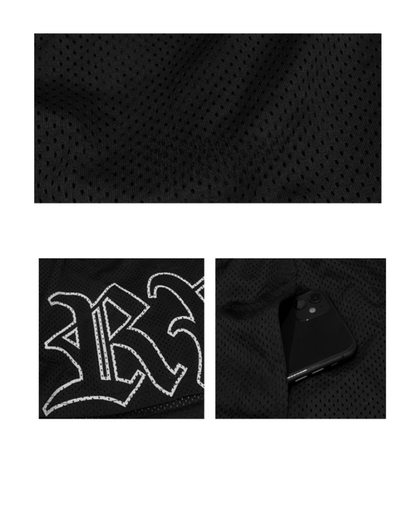 Vibrant Mesh Sport Shorts for Men -  sport shorts - Breathable Color-Blocking Mesh Shorts for Men - View 7