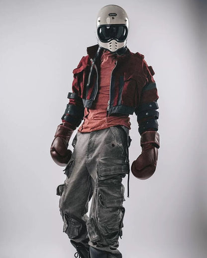 Vibrant Red Boxing Jacket - boxing jacket - Vibrant Red Boxing Jacket for Stylish Comfort - View 9