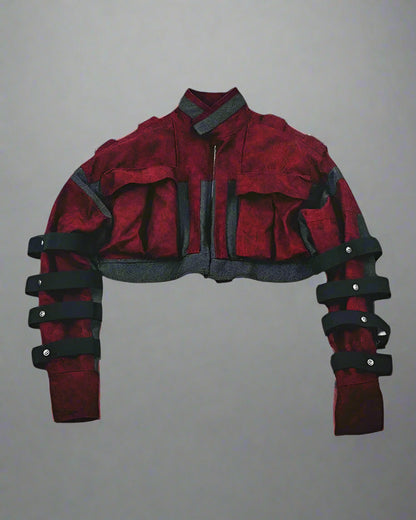 Vibrant Red Boxing Jacket - stylish boxing jacket - Vibrant Red Boxing Jacket for Stylish Comfort - View 10