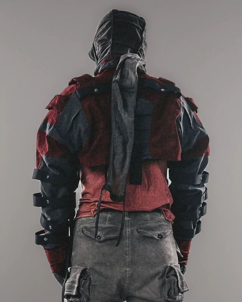 Vibrant Red Boxing Jacket - stylish boxing jacket - Vibrant Red Boxing Jacket for Stylish Comfort - View 2