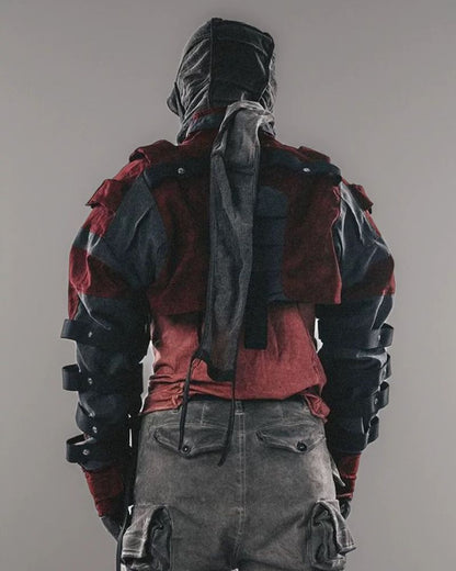 Vibrant Red Boxing Jacket - stylish boxing jacket - Vibrant Red Boxing Jacket for Stylish Comfort - View 2