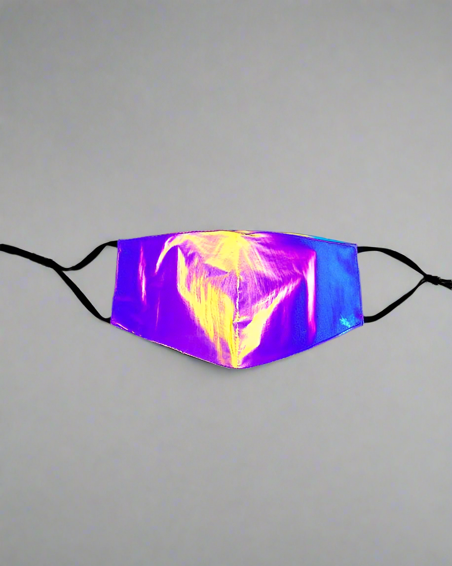 Vibrant Reflective Futuristic Face Mask -  futuristic fashion - Reflective Futuristic Face Mask for Unique Style - View 5