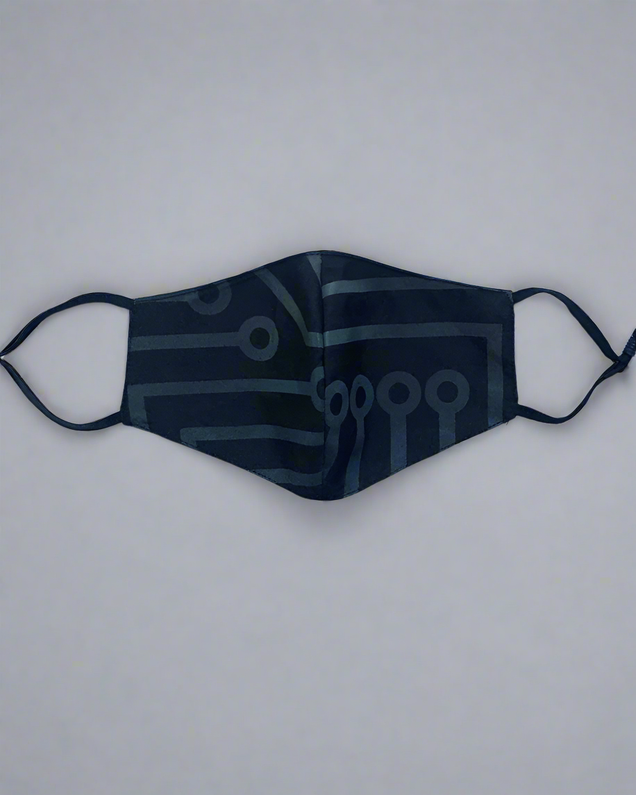 Vibrant Reflective Futuristic Face Mask - reflective mask - Reflective Futuristic Face Mask for Unique Style - View 2