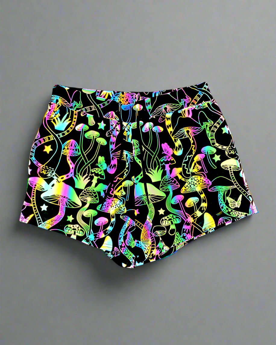 Vibrant Reflective Running Shorts -  comfortable running shorts - Vibrant Reflective Running Shorts for Stylish Athletes - View 4