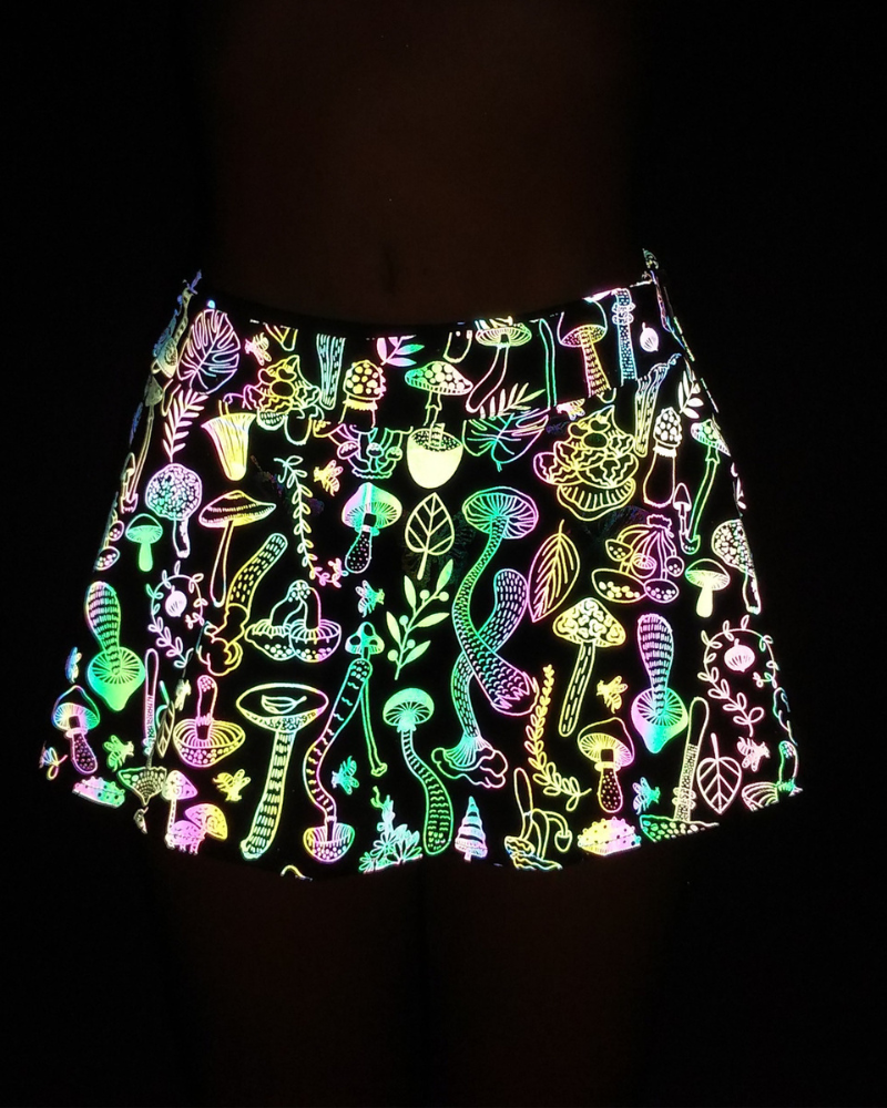 Vibrant Reflective Running Shorts -  men's shorts - Vibrant Reflective Running Shorts for Stylish Athletes - View 12