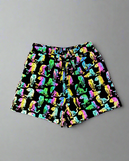 Vibrant Reflective Running Shorts -  men's shorts - Vibrant Reflective Running Shorts for Stylish Athletes - View 5