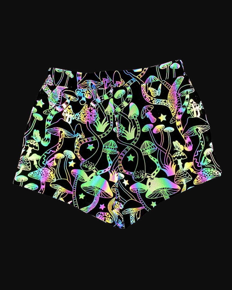 Vibrant Reflective Running Shorts - reflective running gear - Vibrant Reflective Running Shorts for Stylish Athletes - View 15