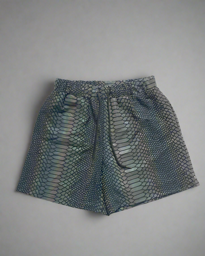 Vibrant Reflective Running Shorts - reflective running gear - Vibrant Reflective Running Shorts for Stylish Athletes - View 8