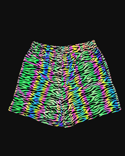 Vibrant Reflective Running Shorts - running shorts - Vibrant Reflective Running Shorts for Stylish Athletes - View 16