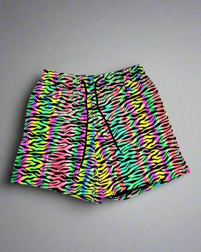 Vibrant Reflective Running Shorts - running shorts - Vibrant Reflective Running Shorts for Stylish Athletes - View 2