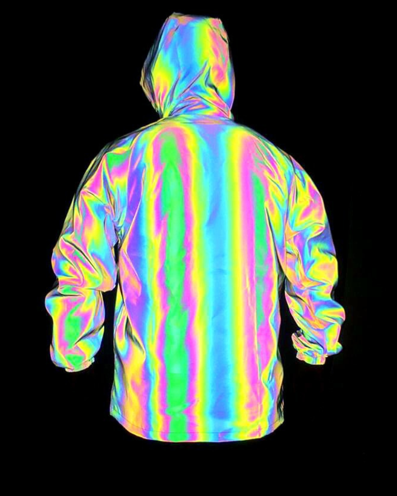 Vibrant Reflective Tech Jacket - reflective jacket - Vibrant Reflective Tech Jacket for Urban Explorers - View 2