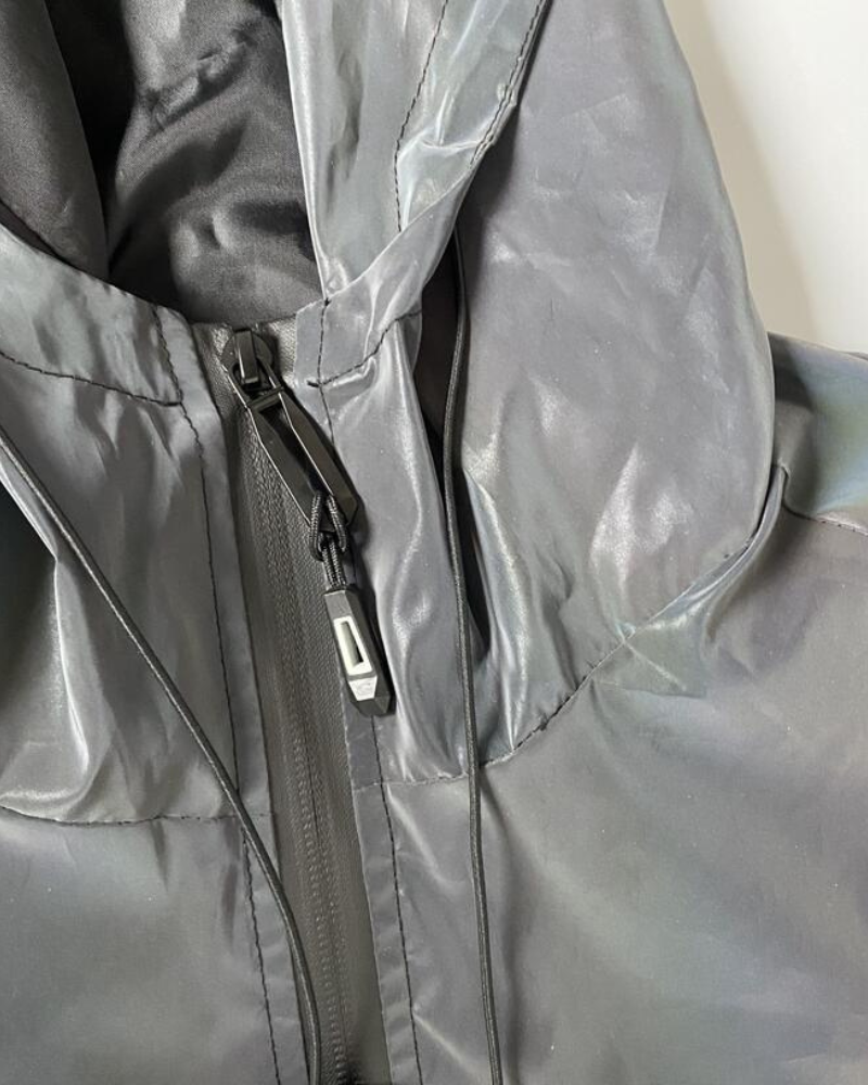 Vibrant Reflective Tech Jacket -  urban style - Vibrant Reflective Tech Jacket for Urban Explorers - View 9