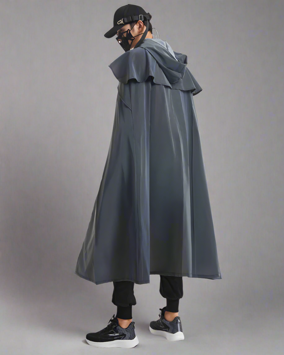 Vibrant Reflective Wizard Cloak - techwear wizard cloak - Vibrant Reflective Wizard Cloak for Themed Wear - View 9