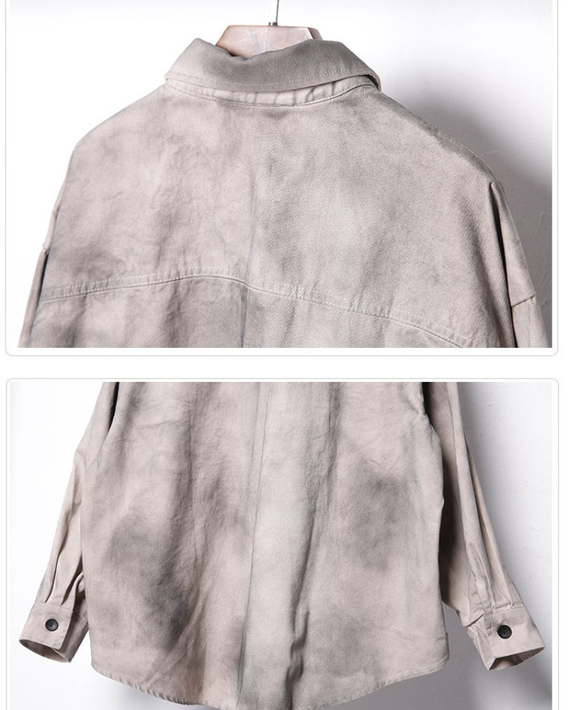 Vibrant Tie-Dye Cargo Shirt - tie-dye - Wasteland Style Tie-Dye Cargo Shirt for Bold Fashion - View 9