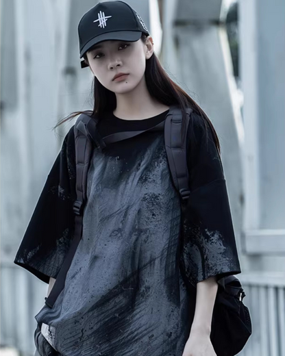 Vibrant Tie-Dye Graphic Tee -  graphic tee - Vibrant Tie-Dye Graphic Tee for All-Day Comfort - View 4