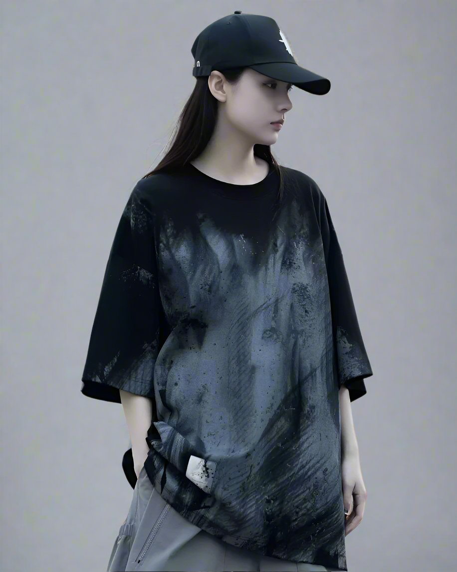 Vibrant Tie-Dye Graphic Tee - tie-dye - Vibrant Tie-Dye Graphic Tee for All-Day Comfort - Main view