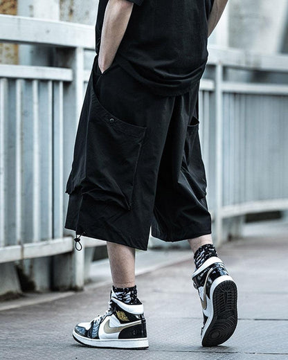 Vibrant Urban Vibe Shorts -  shorts with pockets - Urban Utility Cargo Shorts for Comfortable Everyday Wear - View 6
