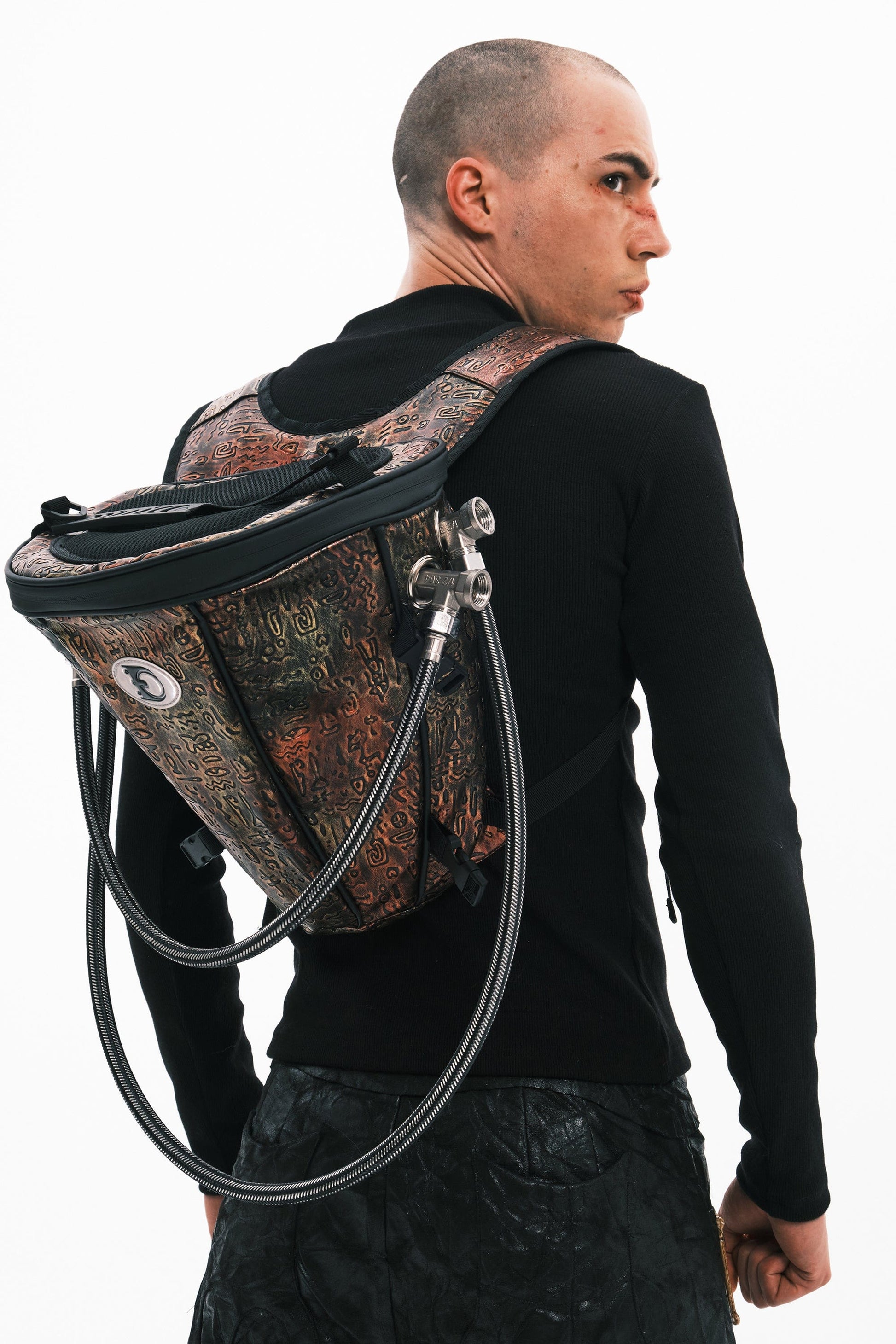 Vintage-Inspired Oracle Pipe Backpack -  oracle - Unique Vintage-Inspired Oracle Pipe Backpack - View 13