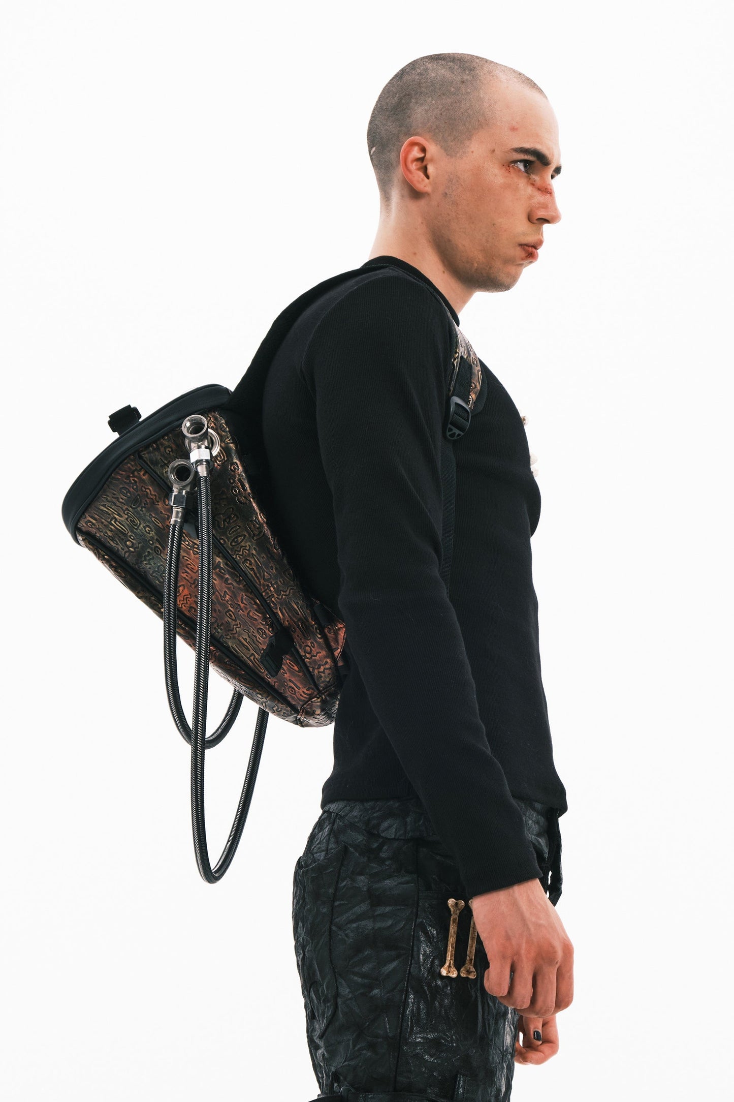 Vintage-Inspired Oracle Pipe Backpack -  oracle - Unique Vintage-Inspired Oracle Pipe Backpack - View 5