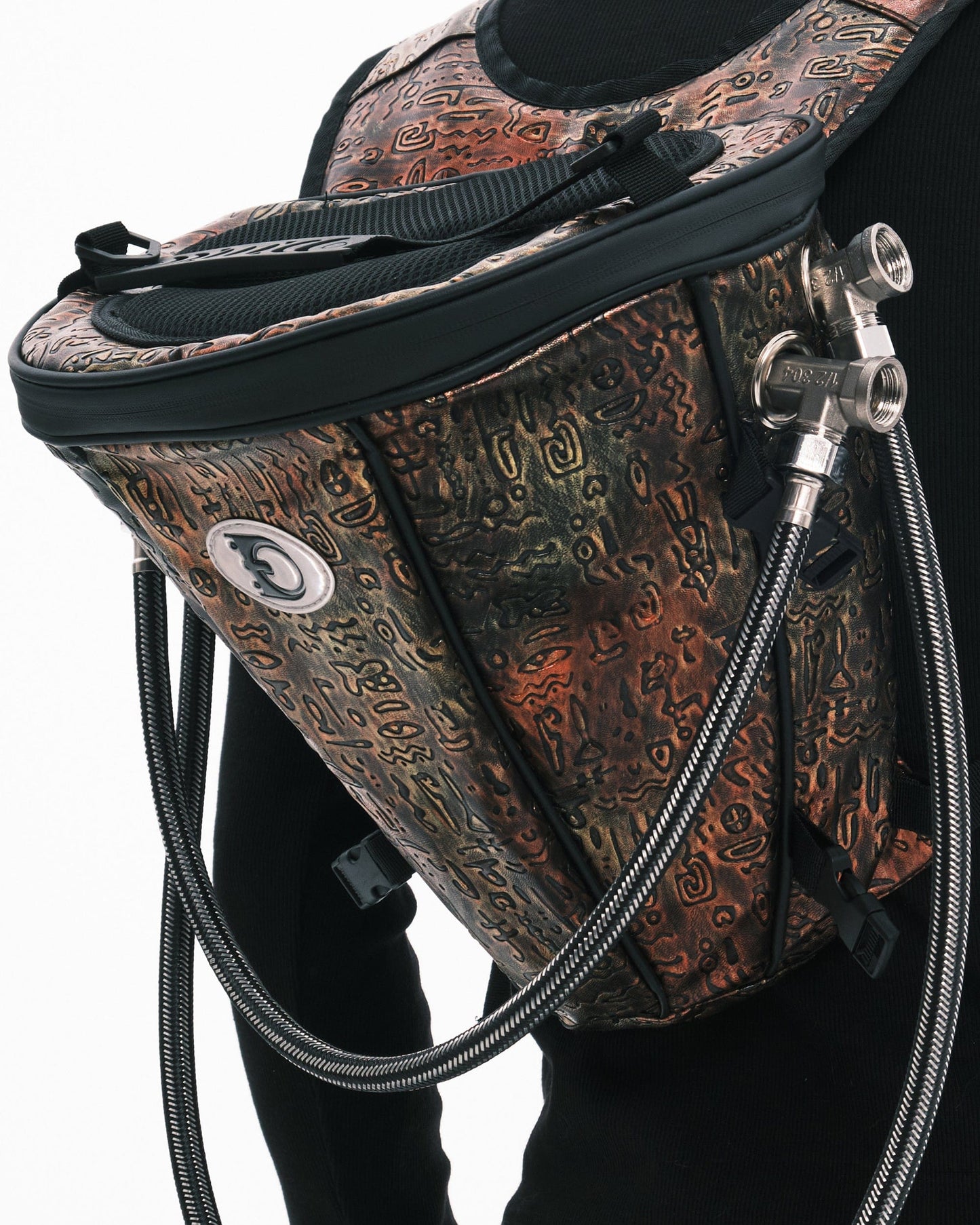 Vintage-Inspired Oracle Pipe Backpack -  retro - Unique Vintage-Inspired Oracle Pipe Backpack - View 15