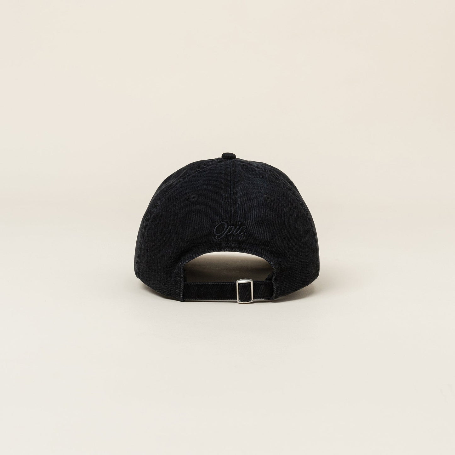 Vintage Logo Embroidered Cap -  adjustable fit - Distressed Vintage Logo Embroidered Cap - View 3