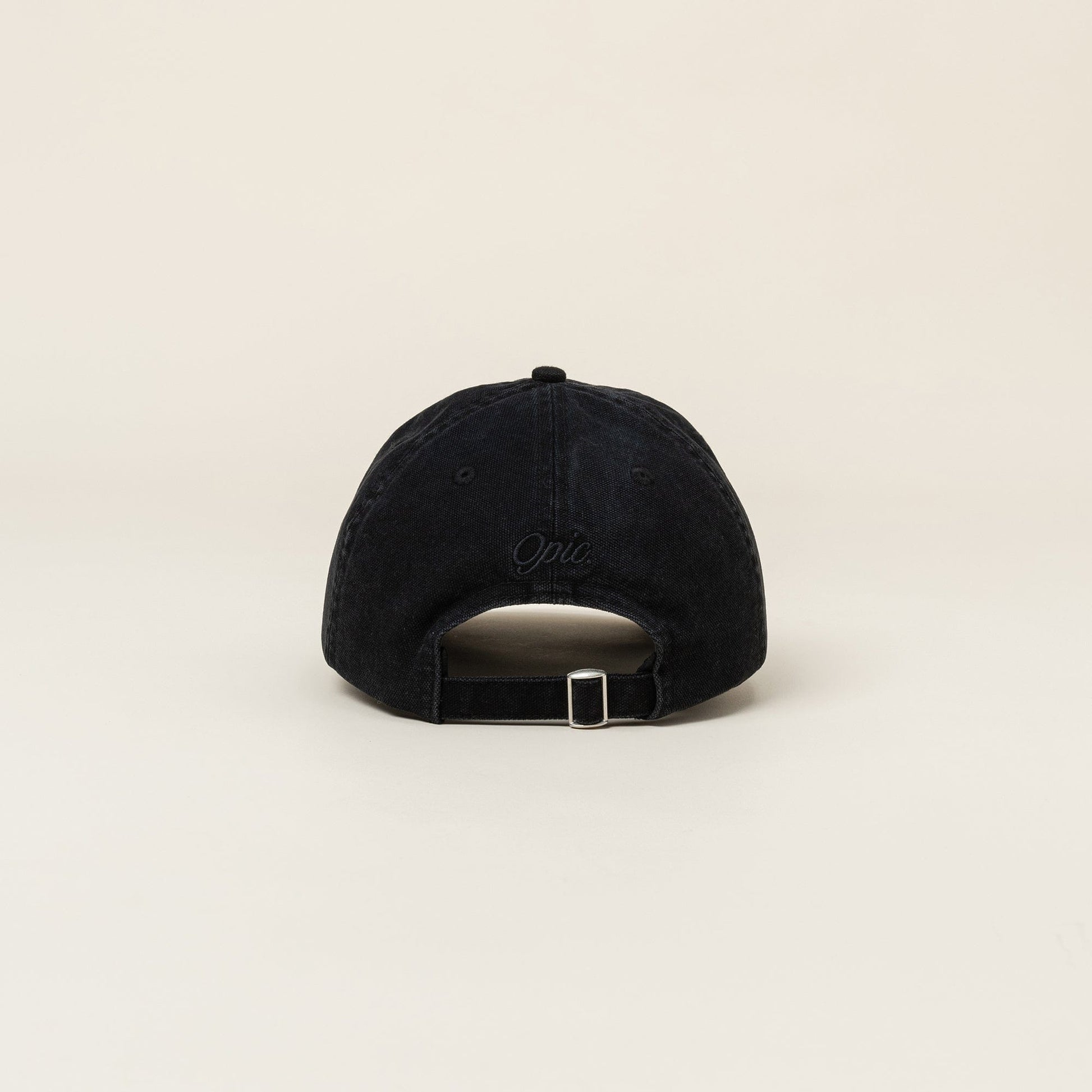 Vintage Logo Embroidered Cap -  adjustable fit - Distressed Vintage Logo Embroidered Cap - View 3