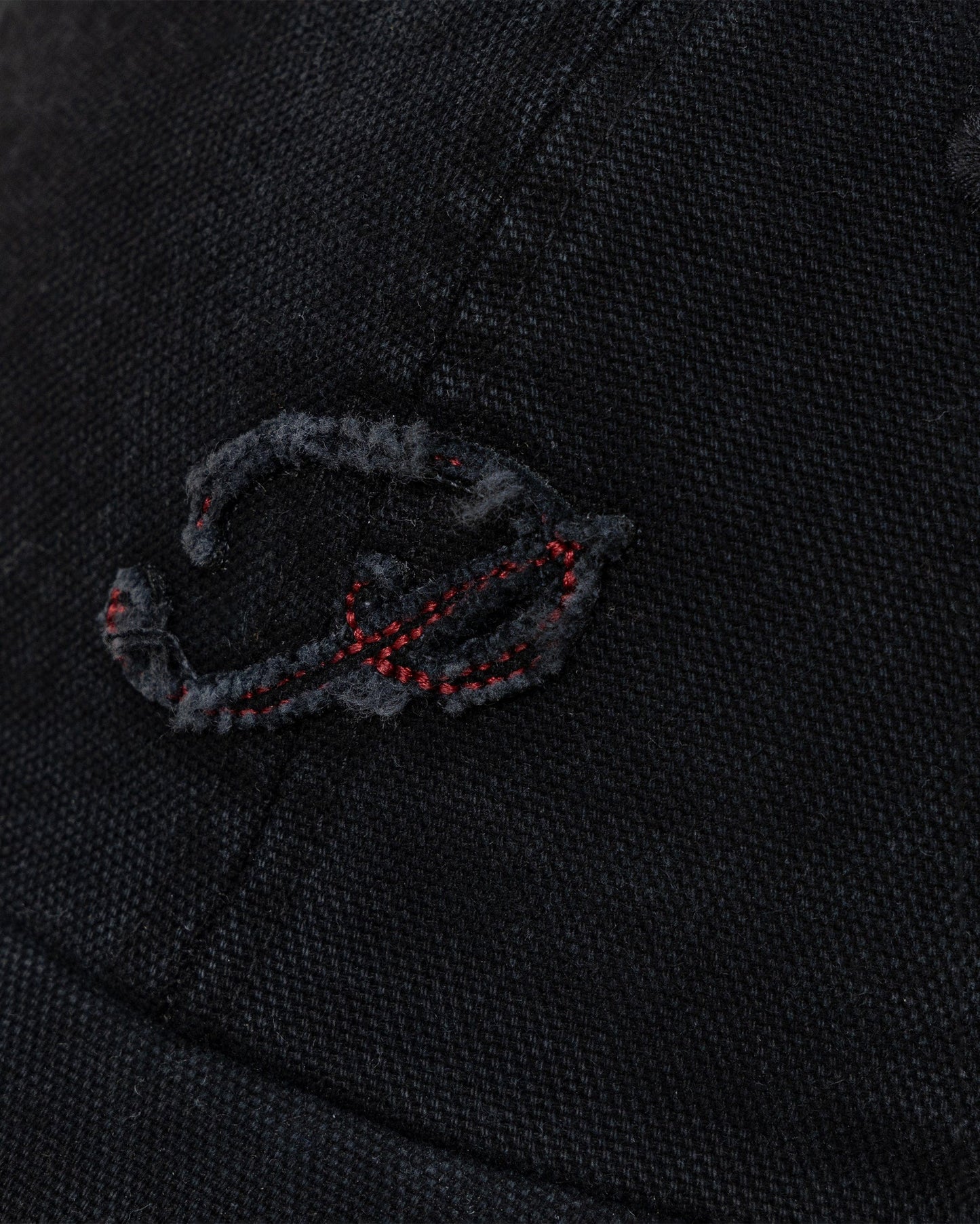 Vintage Logo Embroidered Cap -  distressed design - Distressed Vintage Logo Embroidered Cap - View 19