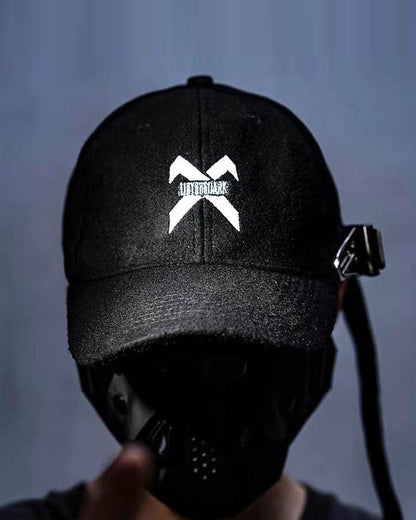 Whimsical Buckle Night Cap -  buckle cap - Secure and Stylish Buckle Night Cap in Black - View 4