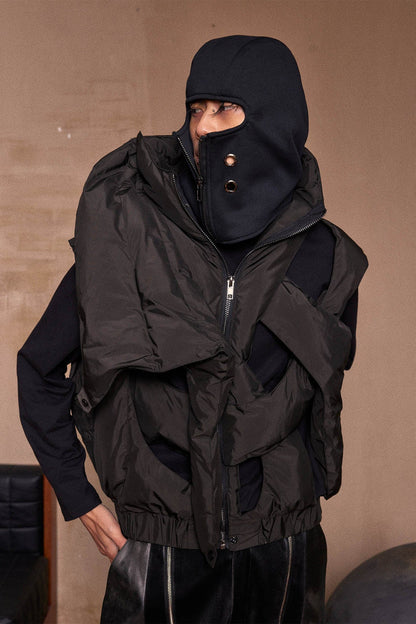 Zippered Grommet Winter Balaclava -  grommet - Zippered Grommet Balaclava for Winter Comfort - View 6