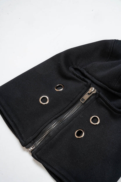 Zippered Grommet Winter Balaclava - stylish winter balaclava - Zippered Grommet Balaclava for Winter Comfort - View 11