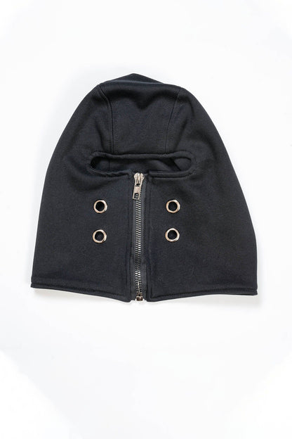 Zippered Grommet Winter Balaclava - winter techwear - Zippered Grommet Balaclava for Winter Comfort - View 12