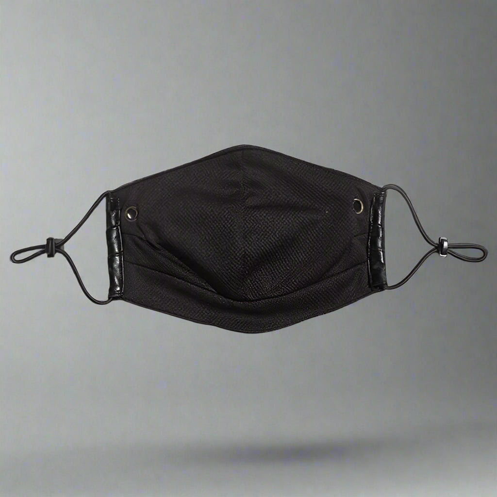 Zippered Leather Punk Mask - leather mask - Adjustable Zip Leather Punk Mask for Streetwear Style - View 8