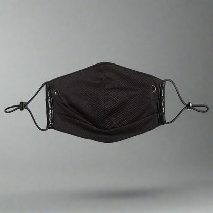 Zippered Leather Punk Mask - leather mask - Adjustable Zip Leather Punk Mask for Streetwear Style - View 8
