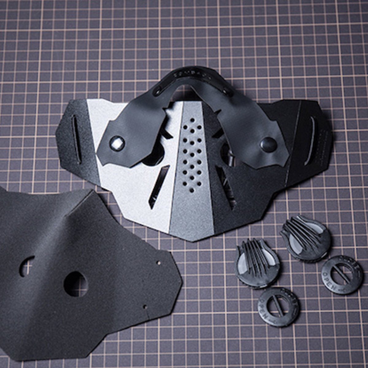 Comback X Hardmade Cyber Mask -  techwear - Comback X Hardmade Cyber Mask with Adjustable Fit - View 14